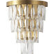 Canada Wall Sconce Wall Light in Satin Brass